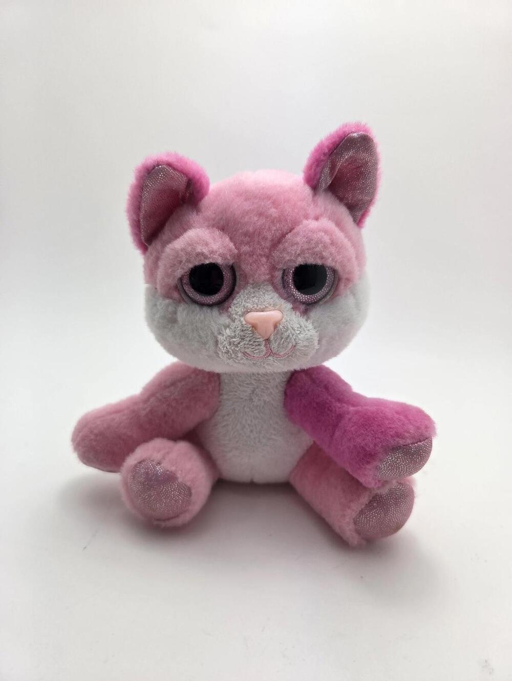 Russ Lil Peepers Pink Cat Plush âTiaraâ the Pink Cat Stuffed Animal Toy (5 inch)